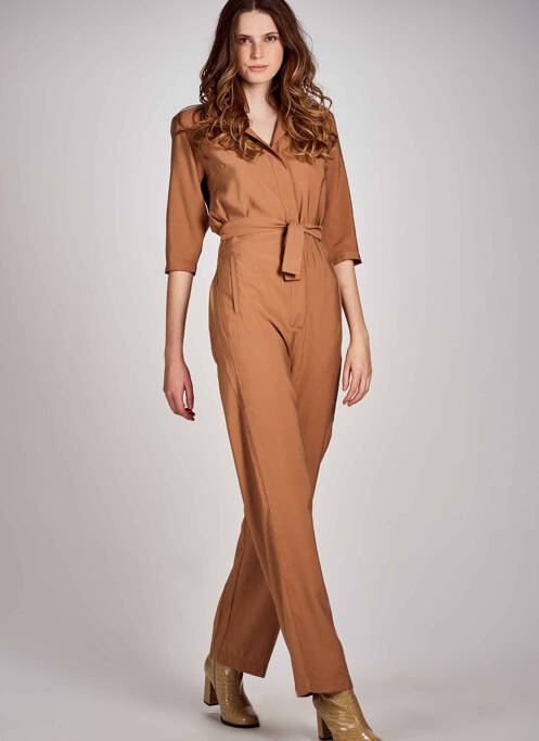 Salopetă-pantalon bej LE FABULEUX MARCEL DE BRUXELLES femeie