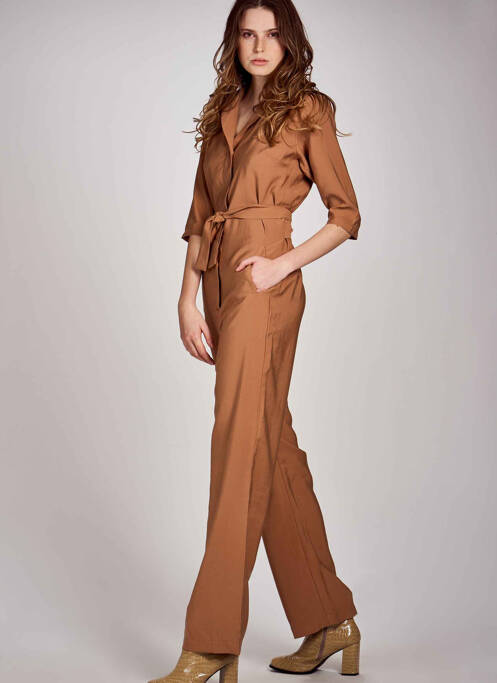 Salopetă-pantalon bej LE FABULEUX MARCEL DE BRUXELLES femeie