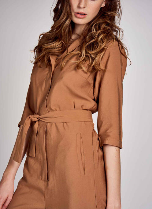 Salopetă-pantalon bej LE FABULEUX MARCEL DE BRUXELLES femeie