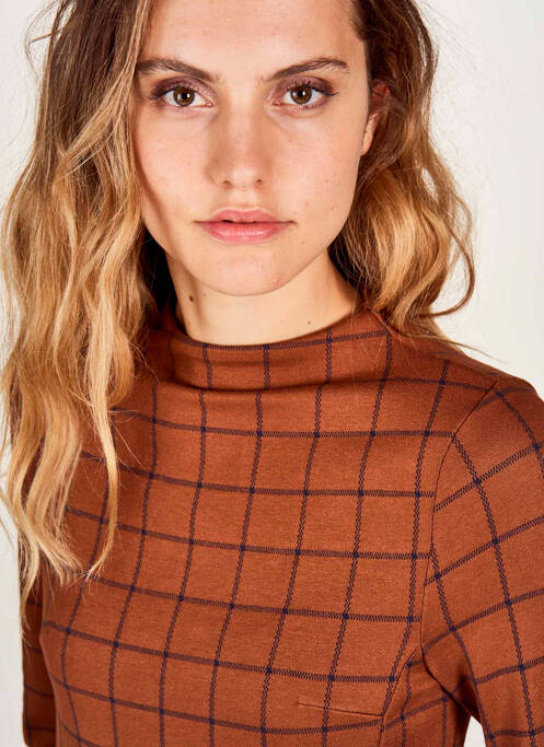 Rochie scurtă maro LE FABULEUX MARCEL DE BRUXELLES femeie