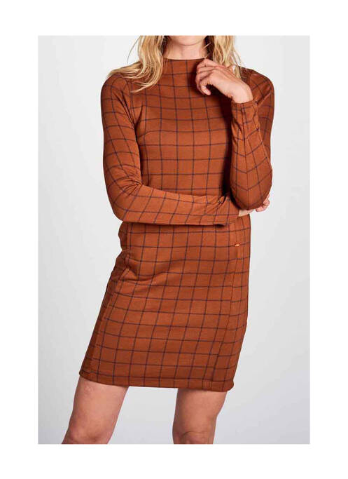 Rochie scurtă maro LE FABULEUX MARCEL DE BRUXELLES femeie