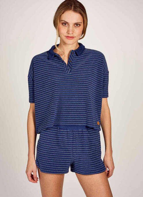 Polo albastru LE FABULEUX MARCEL DE BRUXELLES femeie