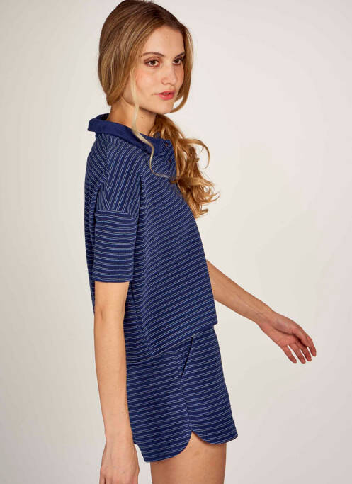 Polo albastru LE FABULEUX MARCEL DE BRUXELLES femeie