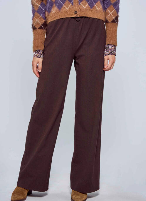 Pantalon drept maro LE FABULEUX MARCEL DE BRUXELLES femeie