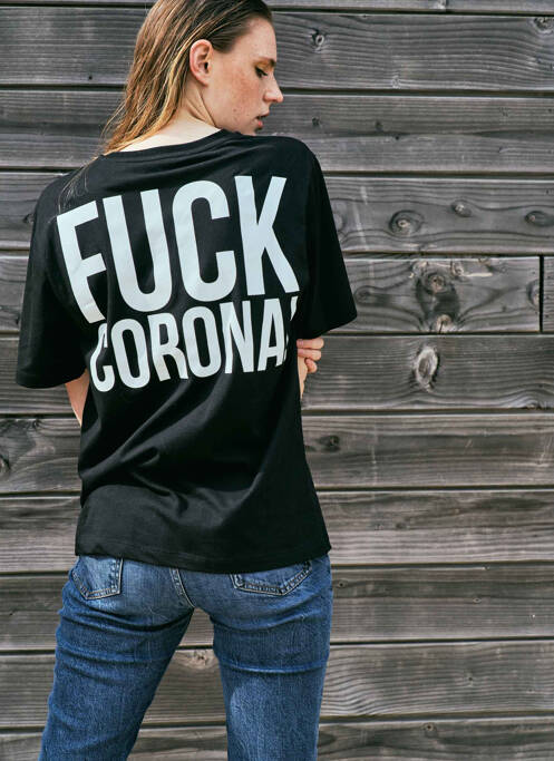 Tricou negru LE FABULEUX MARCEL DE BRUXELLES femeie