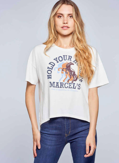 Tricou alb LE FABULEUX MARCEL DE BRUXELLES femeie