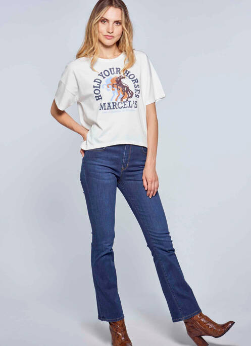 Tricou alb LE FABULEUX MARCEL DE BRUXELLES femeie