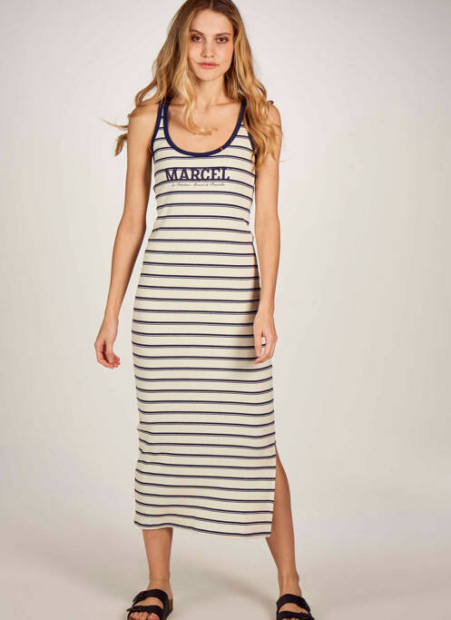 Rochie lungă albastru LE FABULEUX MARCEL DE BRUXELLES femeie