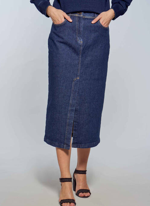 Fustă midi albastru LE FABULEUX MARCEL DE BRUXELLES femeie