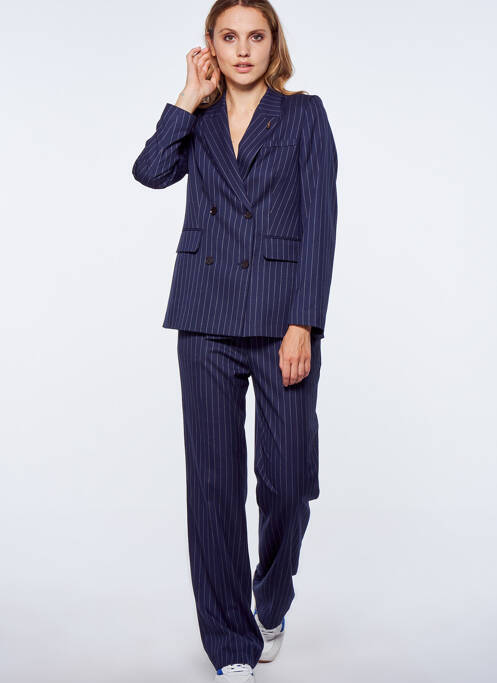 Pantalon chino albastru LE FABULEUX MARCEL DE BRUXELLES femeie