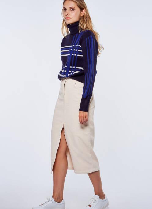 Fustă midi bej LE FABULEUX MARCEL DE BRUXELLES femeie