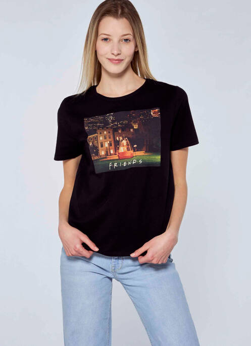 Tricou negru FRIENDS femeie
