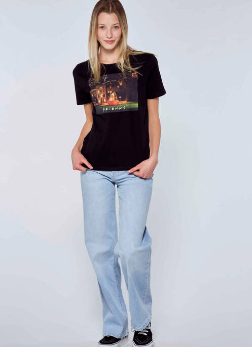 Tricou negru FRIENDS femeie