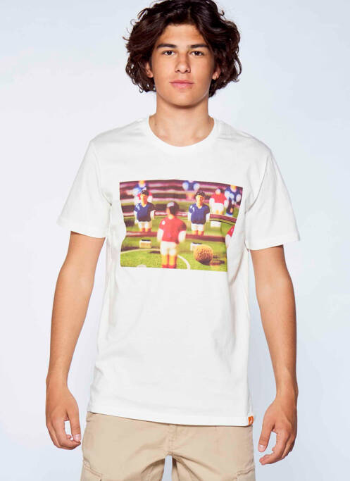 Tricou alb MORA bărbat