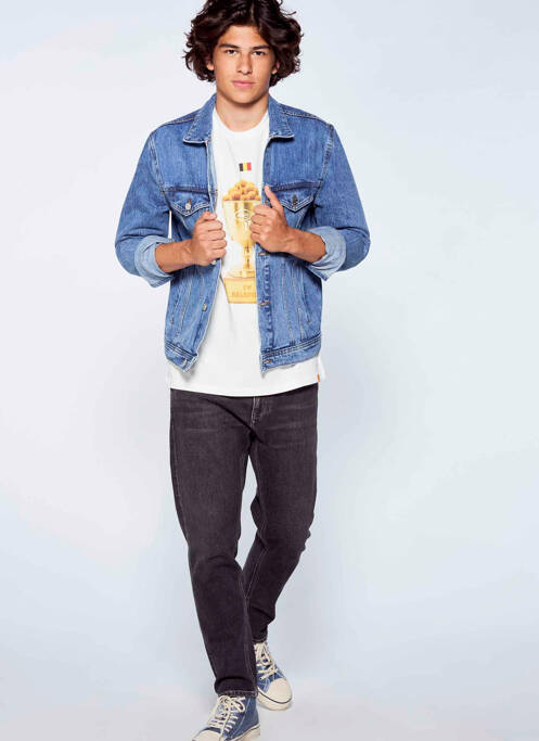 Tricou alb MORA bărbat