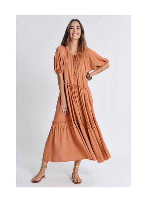 Rochie lungă roșu MOLLY BRACKEN femeie