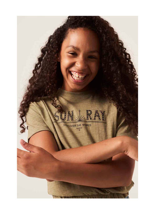 Tricou verde GARCIA fată