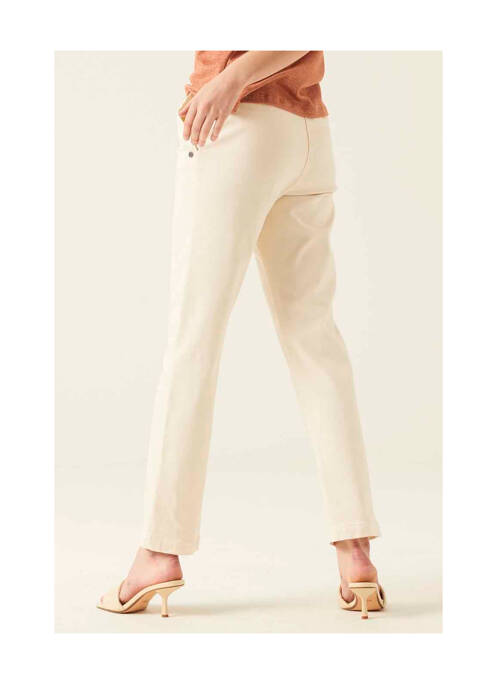 Blugi cu croială slim bej GARCIA femeie