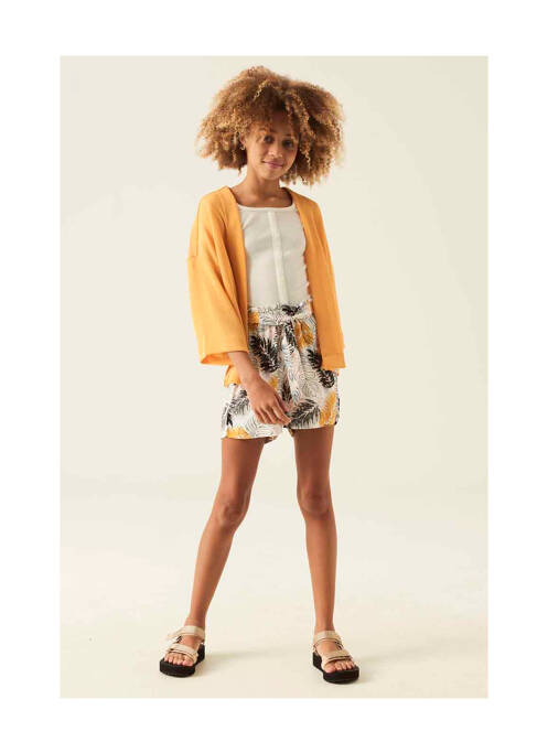 Vestă cu mâneci lungi ocru GARCIA fată