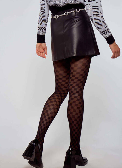 Fustă scurtă negru OGL femeie