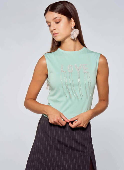 Top albastru OGL femme