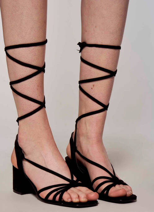 Sandale/Pantofi decupați negru OGL femeie