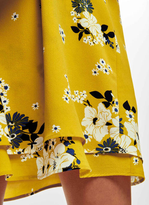 Rochie scurtă galben ONLY femeie