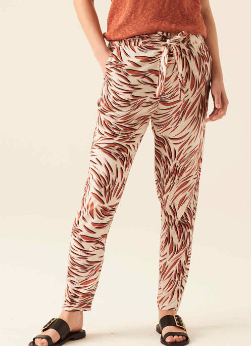 Pantalon evazat alb GARCIA femeie