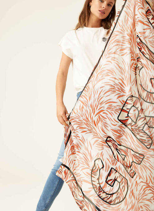 Eșarfă alb GARCIA femeie