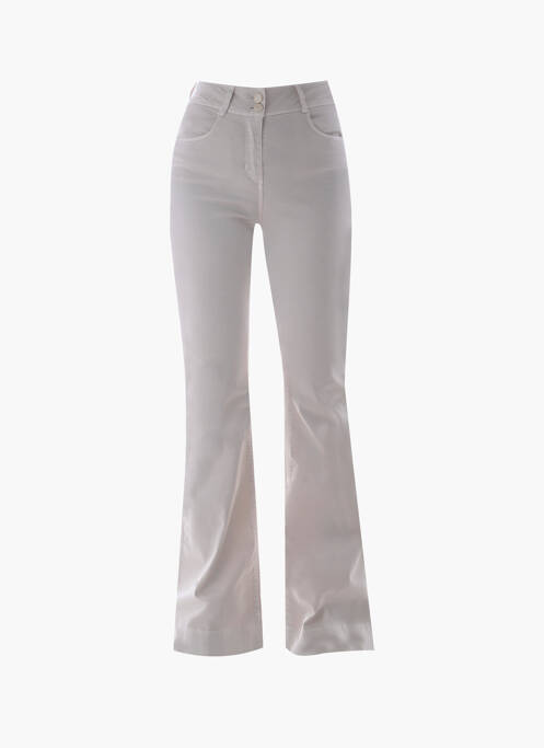 Blugi cu croială evazată bej KOCCA femeie