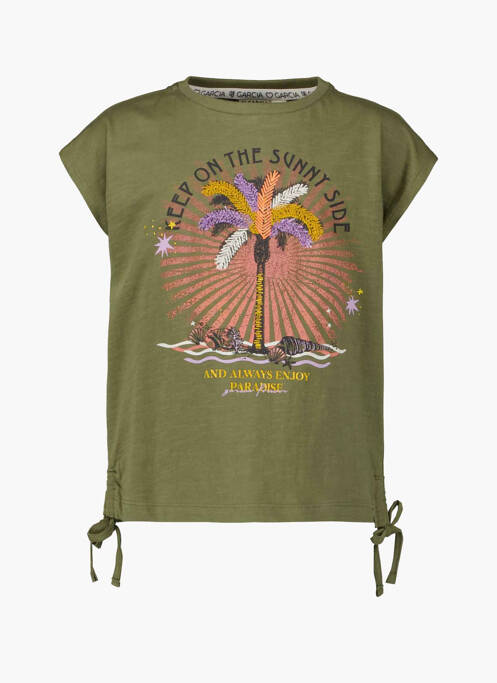 Tricou verde GARCIA fată