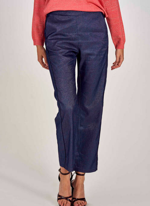 Pantalon drept albastru BELLITA femeie