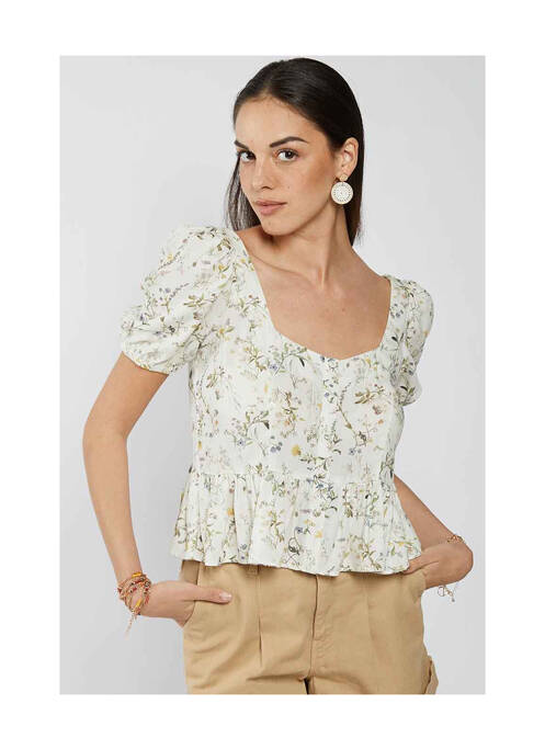 Cămașă bej NAF NAF femeie