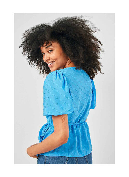 Top albastru NAF NAF femeie