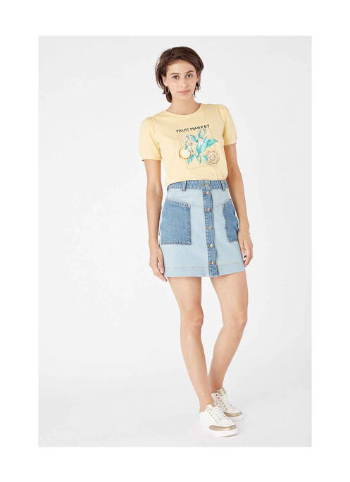 Tricou galben NAF NAF femeie