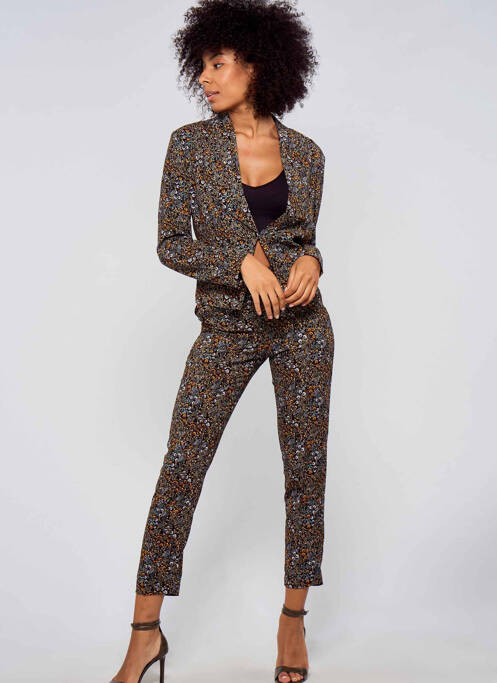 Pantalon chino negru LE TEMPS DES CERISES femeie