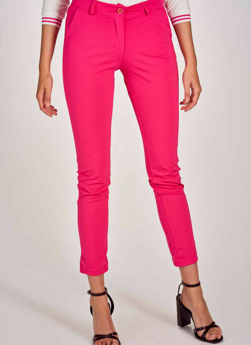 Pantalon chino roz BELLITA femeie