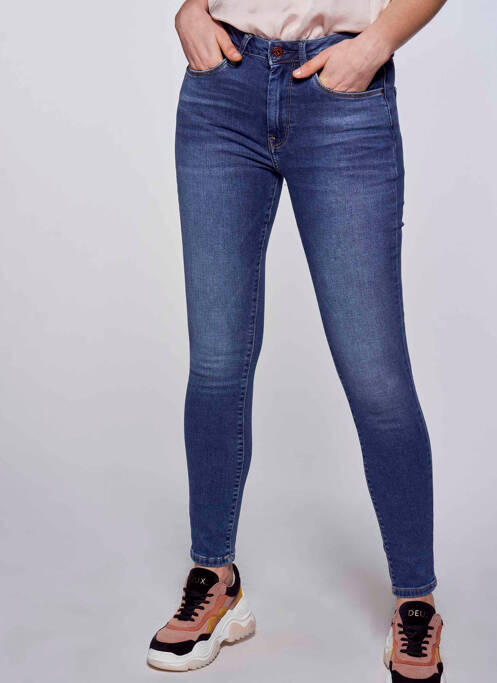 Blugi skinny albastru PEPE femeie