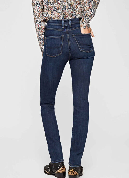 Blugi cu croială slim albastru PEPE femeie