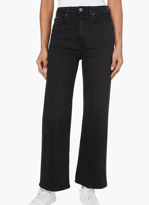 Blugi cu croială largă negru PEPE femeie