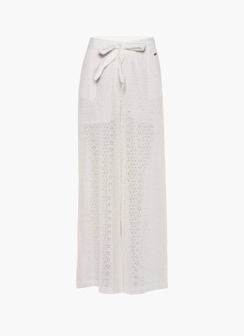 Pantalon evazat alb PEPE JEANS femeie