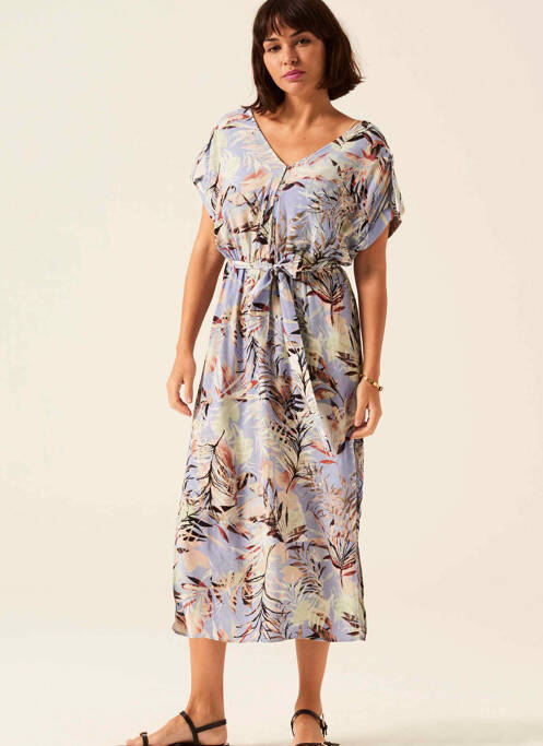 Rochie midi violet GARCIA femeie