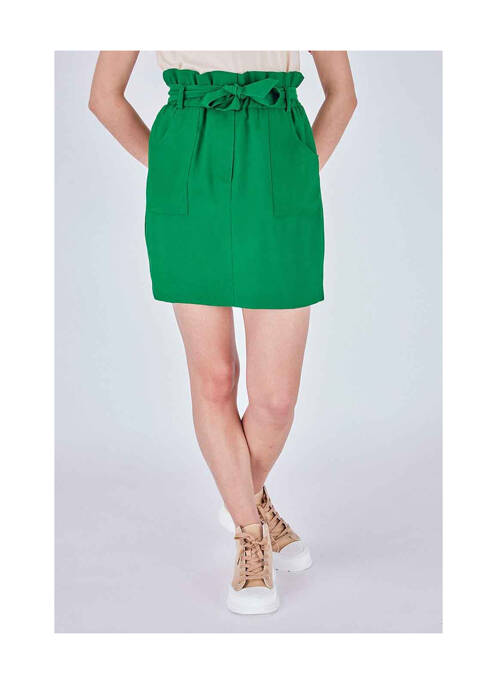 Fustă scurtă verde NAF NAF femeie