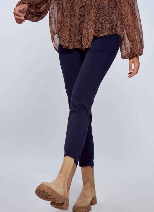 Pantalon 7/8 albastru NAF NAF femeie