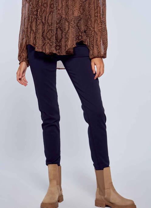 Pantalon 7/8 albastru NAF NAF femeie