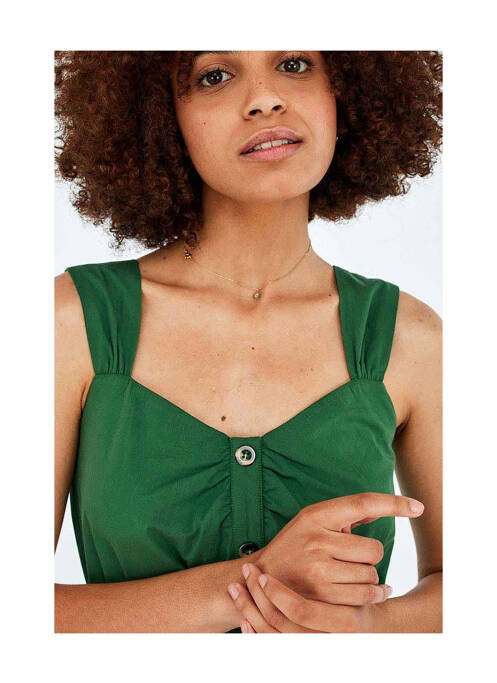 Rochie scurtă verde NAF NAF femeie