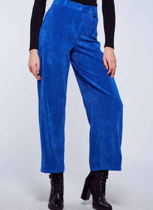 Pantalon chino albastru AMELIE & AMELIE femeie