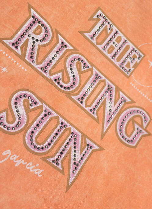 Tricou portocaliu GARCIA fată