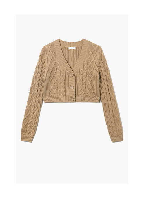 Vestă cu mâneci lungi bej TALLY WEIJL femeie