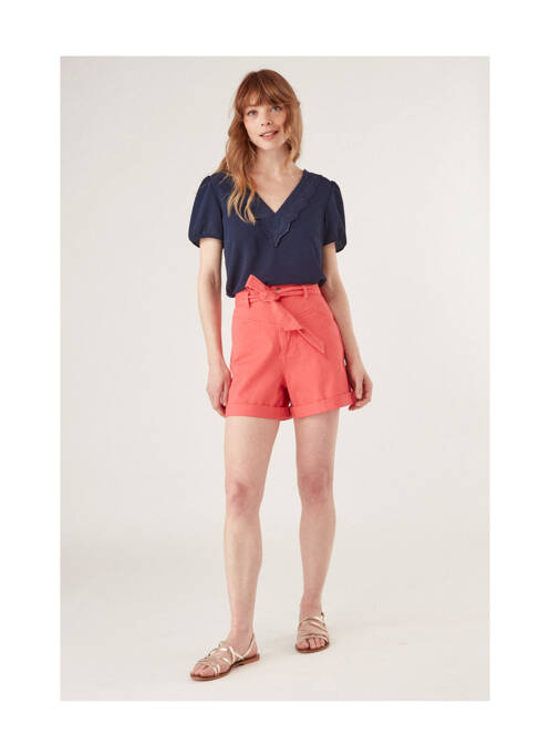 Șort portocaliu NAF NAF femeie